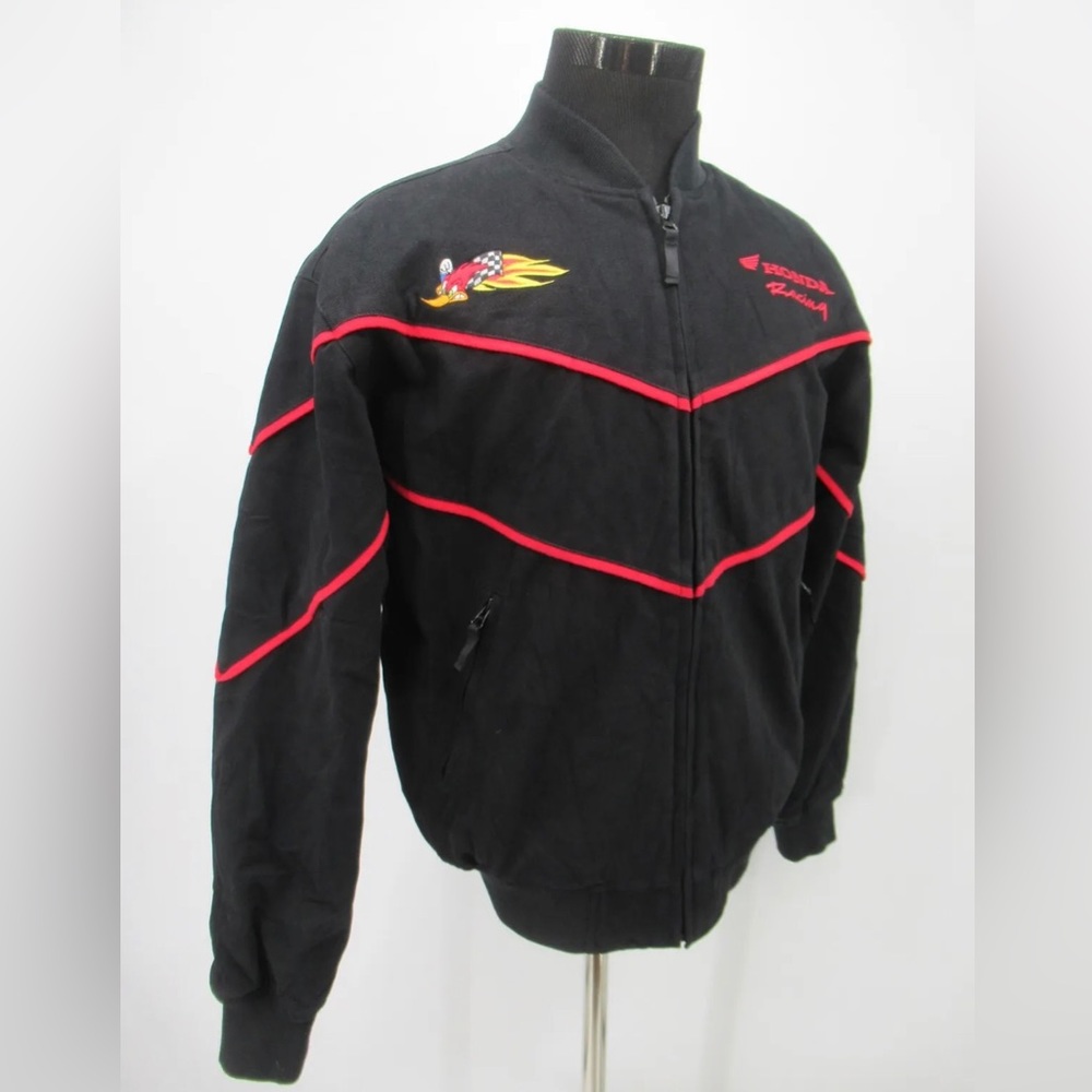 Vintage Honda Men's Racing Bomber Jacket
